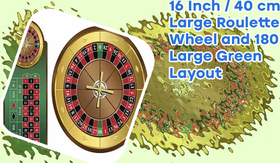 Large roulette wheel