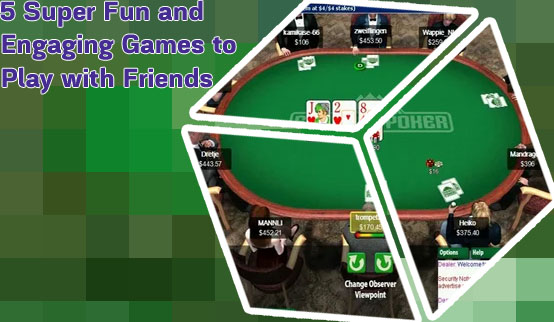 Virtual poker with friends